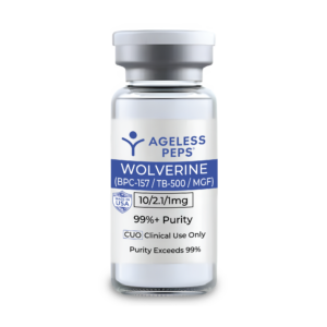 WOLVERINE (BPC-157 / TB-500 / MGF) - 10mg / 2.5mg / 1mg Blend